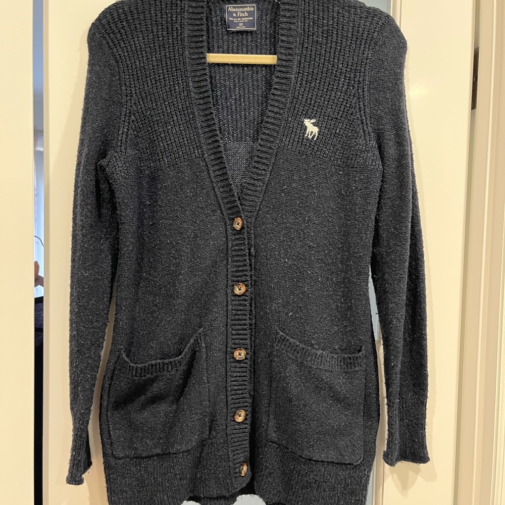 Abercrombie and Fitch Button Up Sweater